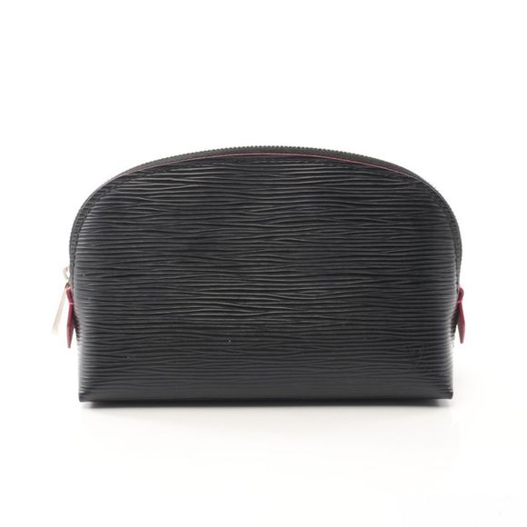 Louis Vuitton Pochette Cosmetic Pouch Epi Leather Black Noir Wallets - Picture 1 of 5